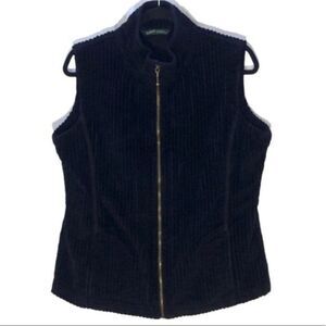 Woolrich Vest Women Wide Wale Corduroy Vest Zip Y